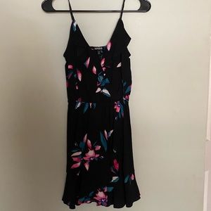 NWT Express Black Floral Dress